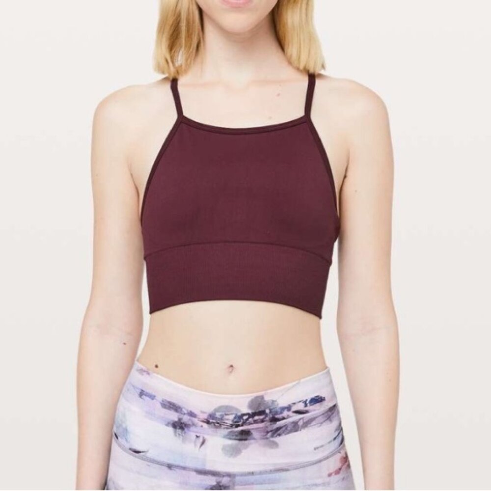 Lululemon Ebb to Street Bra Long Line (size 8)